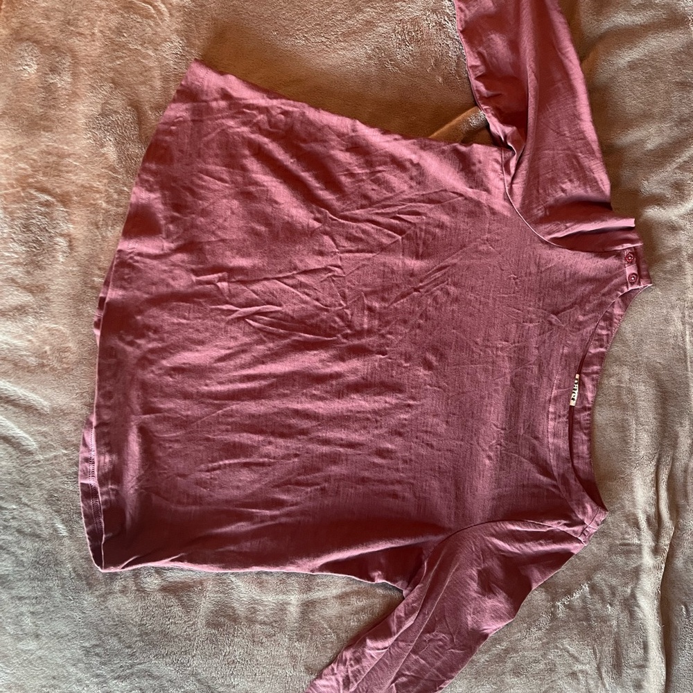 Women's Pink Long Sleeve Top